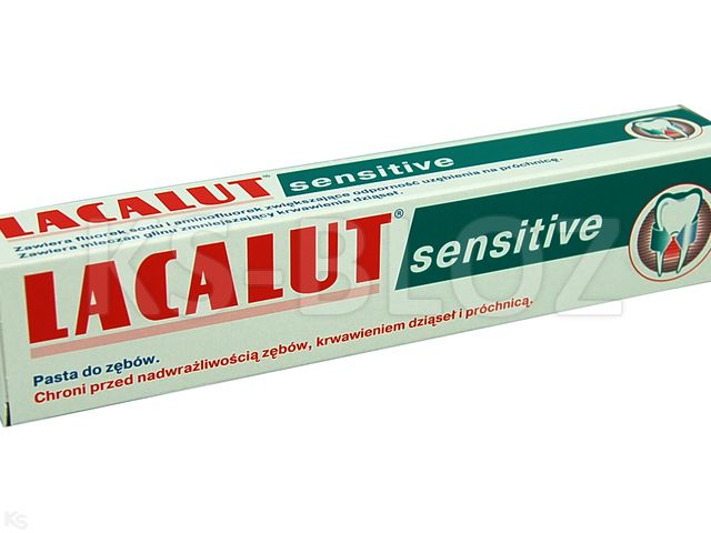 Lacalut Sensitive Pasta do mycia zębów interakcje ulotka   75 ml