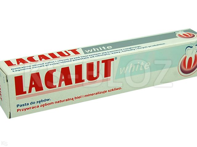 Lacalut White Pasta do mycia zębów interakcje ulotka   75 ml