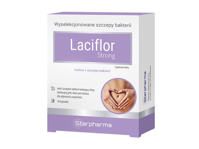 Laciflor Strong interakcje ulotka kapsułki  10 kaps.