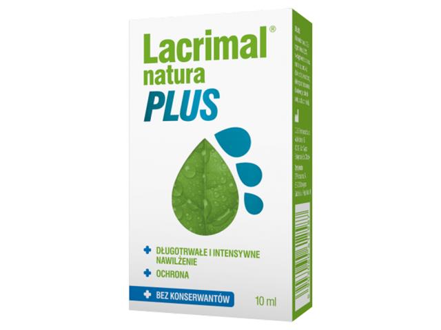 Lacrimal Natura Plus interakcje ulotka krople do oczu, roztwór  10 ml