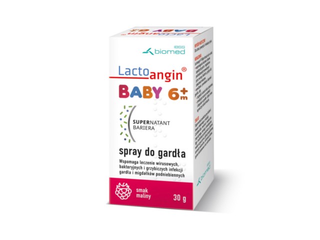 Lactoangin Baby interakcje ulotka aerozol do gardła  30 g