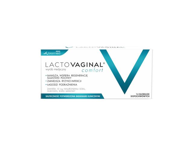 Lactovaginal Comfort interakcje ulotka globulki dopochwowe - 14 glob.