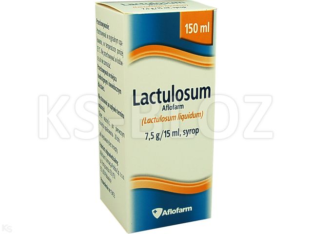 Lactulosum Aflofarm interakcje ulotka syrop 7,5 g/15ml 150 ml