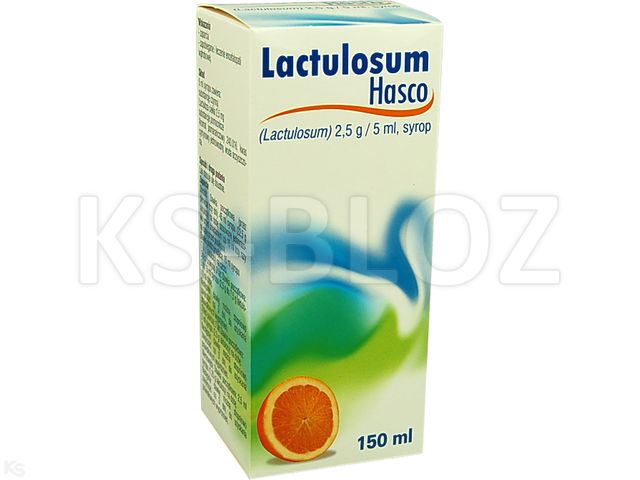 Lactulosum Hasco interakcje ulotka syrop 2,5 g/5ml 150 ml | butelka