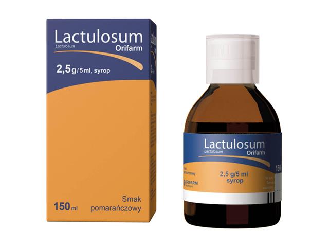 Lactulosum Orifarm interakcje ulotka syrop 2,5 g/5ml 150 ml