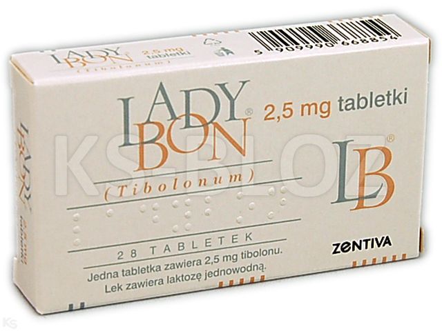 Ladybon interakcje ulotka tabletki 2,5 mg 