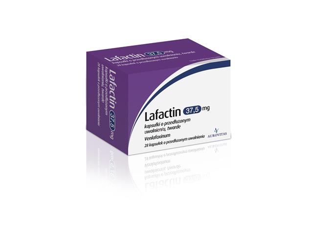 Lafactin interakcje ulotka kapsułki o przedłużonym uwalnianiu twarde 37,5 mg 28 kaps. | blister