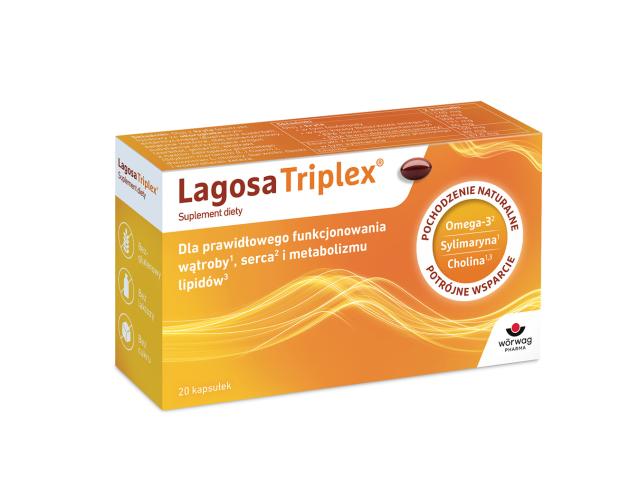 Lagosa Triplex interakcje ulotka kapsułki - 20 kaps. (2 blist. po 10 kaps.)