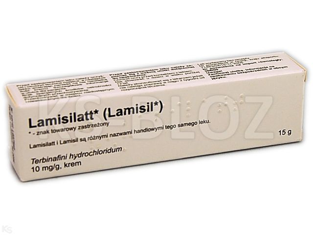Lamisilatt interakcje ulotka krem 10 mg/g 15 g (tub.)