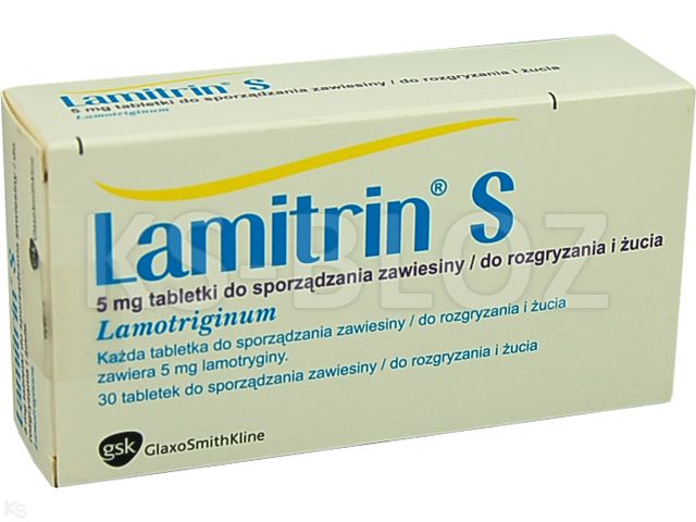 Lamitrin S interakcje ulotka tabletki do rozgryzania i żucia/do sporządzania zawiesiny 5 mg 30 tabl. | 3 blist.po 10 szt.