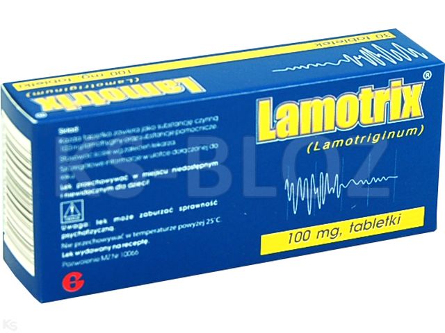 Lamotrix interakcje ulotka tabletki 100 mg 