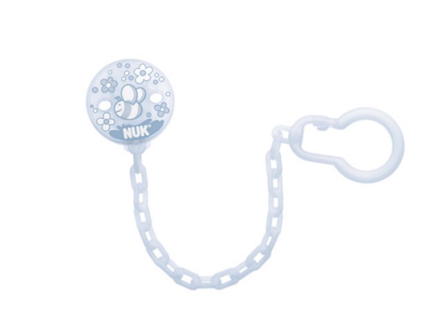 Łańcuszek do smoczka uspok. NUK Baby Blue 750590 interakcje ulotka  - 1 szt.