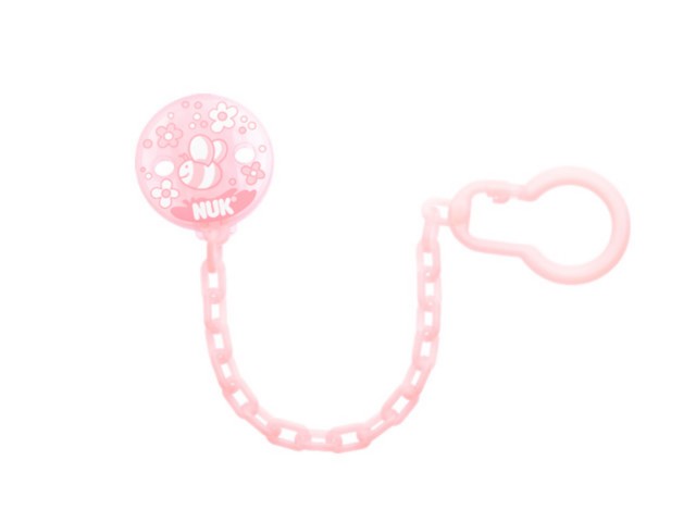 Łańcuszek do smoczka uspok. NUK Baby Rose 750591 interakcje ulotka  - 1 szt.