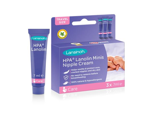 Lanolina Lansinoh HPA® Minis interakcje ulotka   3 op. po 7 ml