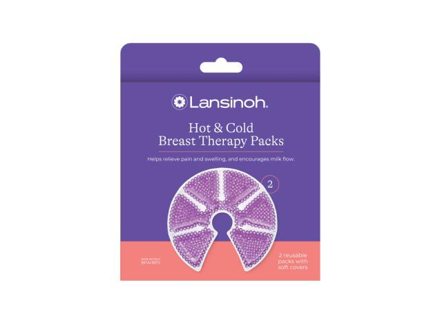 Lansinoh Hot & Cold Breast Therapy Packs Kompres żelowy terapia zimnem i ciepłem na piersi interakcje ulotka kompres - 2 szt.