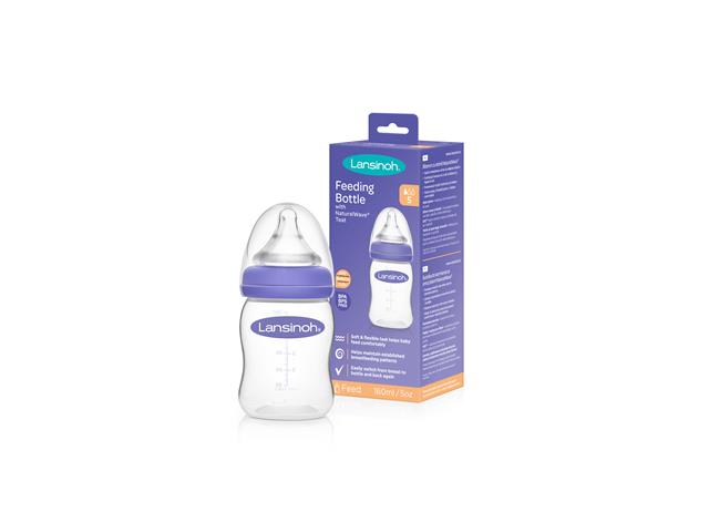Lansinoh Natural Wave Butelka 160 ml ze smoczkiem interakcje ulotka butelka - 1 szt.