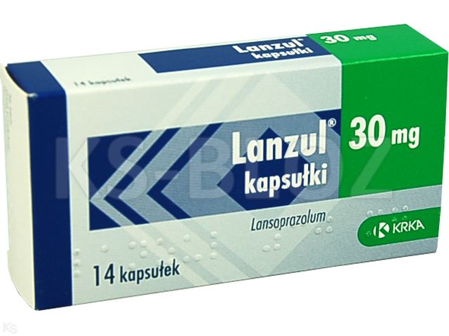 Lanzul interakcje ulotka kapsułki 30 mg 14 kaps.