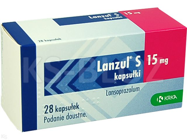 Lanzul S interakcje ulotka kapsułki 15 mg 