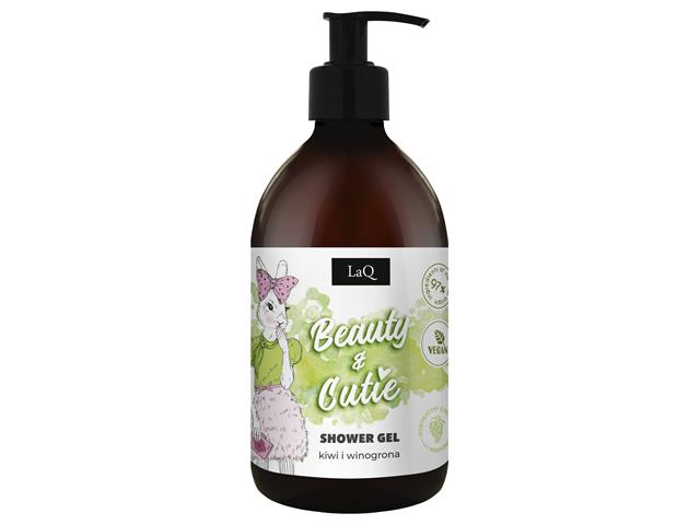 LaQ Beauty & Cutie Żel pod prysznic orzeźwiający kiwi i winogrona interakcje ulotka żel  500 ml