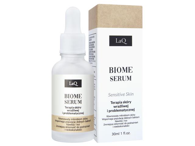 LaQ Biome Serum terapia skóry wrażliwej i problematycznej interakcje ulotka serum  30 ml