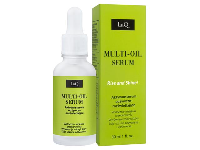 LaQ Multi-Oil Serum odżywczo-rozświetlające aktywne interakcje ulotka olej - 30 ml