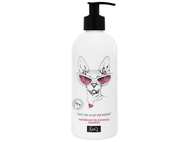 LaQ Music Lepiej Się Umyć Niż Wylizać Żel-szampon do mycia naturalny interakcje ulotka żel - 300 ml (but. z pompką)