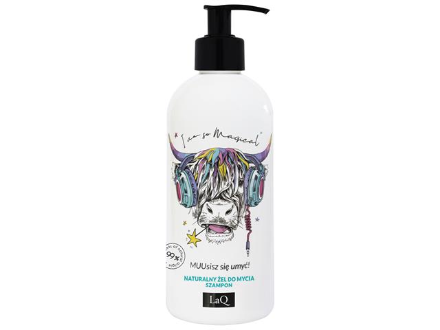 LaQ Music Muusisz Się Umyć! Żel-szampon do mycia naturalny interakcje ulotka żel  300 ml (but. z pompką)