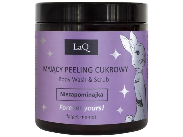 LaQ Peeling cukrowy myjący niezapominajka interakcje ulotka peeling  220 g