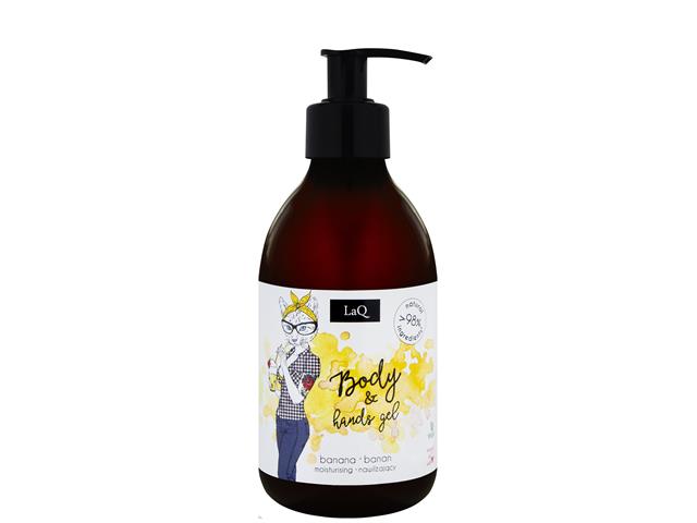 LaQ Żel do mycia rąk i ciała nawilżający banan interakcje ulotka żel - 300 ml