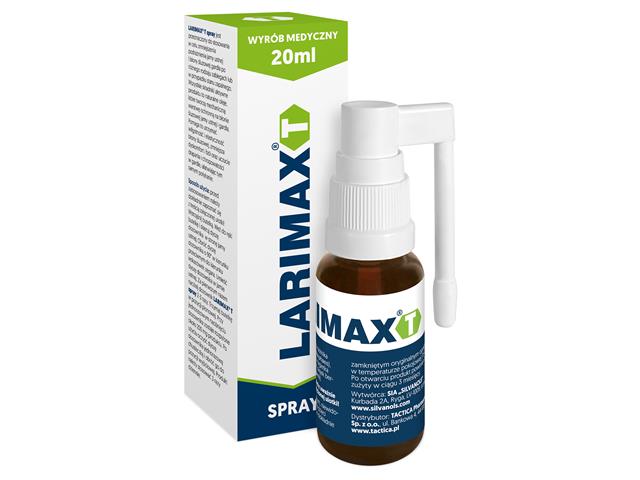 Larimax T interakcje ulotka spray  20 ml (but.)