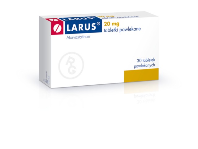 Larus interakcje ulotka tabletki powlekane 20 mg 30 tabl.