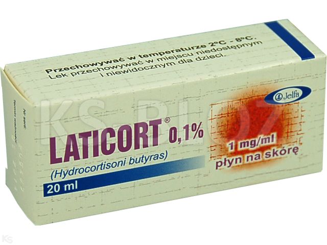 Laticort 0,1% interakcje ulotka płyn do stosowania na skórę 1 mg/ml 20 ml