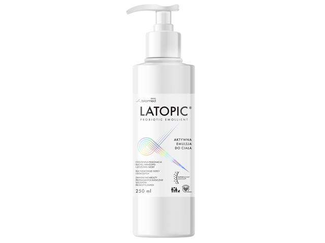 LATOPIC Aktywna Emulsja do ciała interakcje ulotka   250 ml