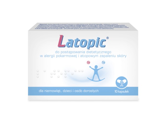 Latopic interakcje ulotka kapsułki - 10 kaps.