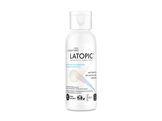 Latopic Żel do mycia ciała i włosów aktywny interakcje ulotka żel - 40 ml (but.)