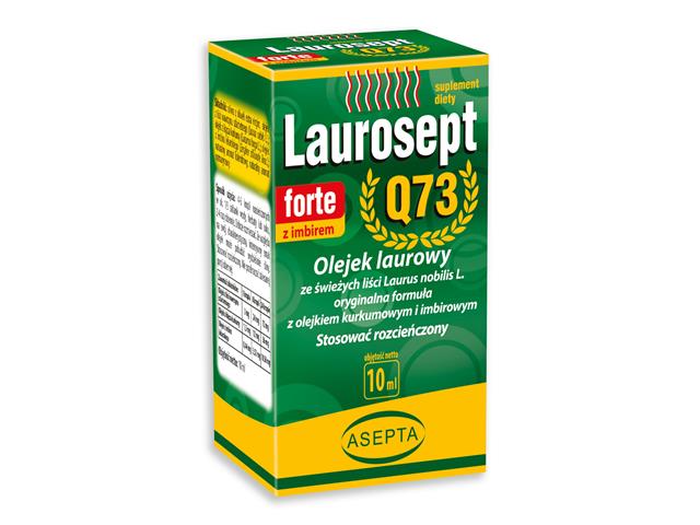 Laurosept Q73 Forte interakcje ulotka krople - 10 ml