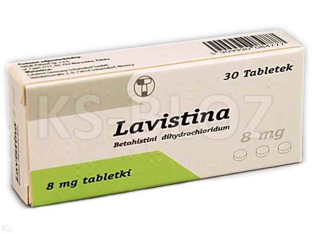 Lavistina interakcje ulotka tabletki 8 mg 30 tabl.