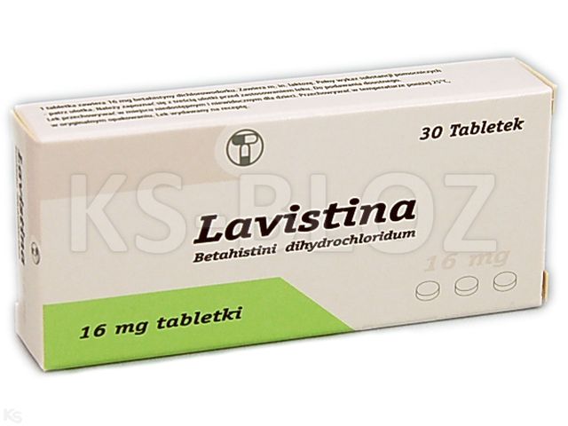 Lavistina interakcje ulotka tabletki 16 mg 30 tabl.