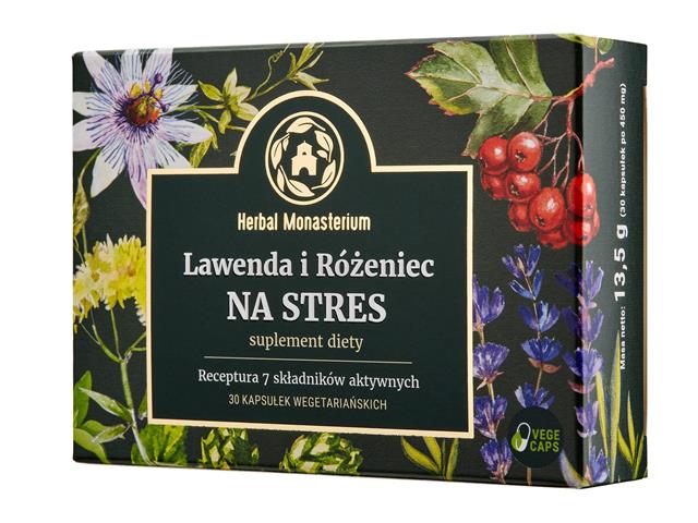 Lawenda I Różeniec na stres interakcje ulotka kapsułki  30 kaps.