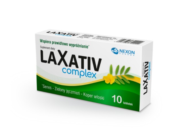 Laxativ Complex interakcje ulotka tabletki - 10 tabl.