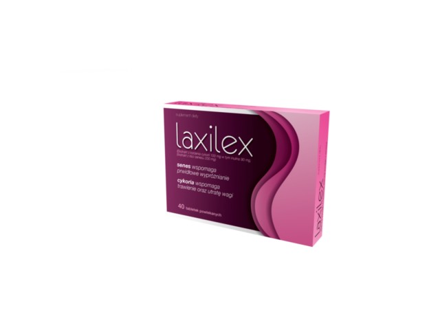 Laxilex interakcje ulotka tabletki  40 tabl.