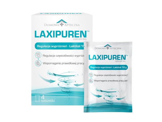Laxipuren interakcje ulotka proszek - 4 sasz.