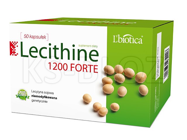 Lecithine 1200 Forte interakcje ulotka kapsułki  50 kaps.