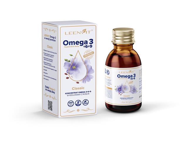 Leenvit Omega 3+6+9 Classic interakcje ulotka płyn  125 ml