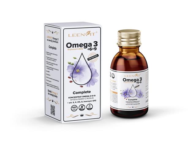 Leenvit Omega 3+6+9 Complete interakcje ulotka płyn  125 ml | butelka