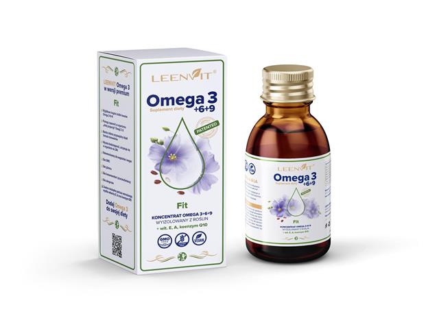 Leenvit Omega 3+6+9 Fit interakcje ulotka płyn  125 ml