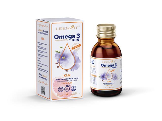 Leenvit Omega 3+6+9 Kids interakcje ulotka płyn  125 ml | butelka