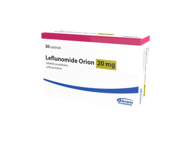 Leflunomide Orion interakcje ulotka tabletki powlekane 20 mg 