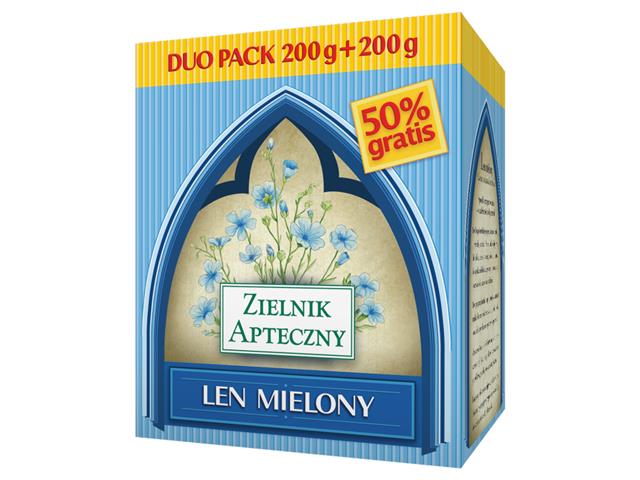 Len mielony interakcje ulotka nasiona  400 g