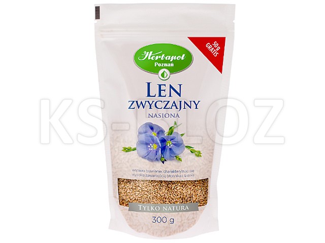Len Zwyczajny Tylko Natura Nasiona interakcje ulotka nasiona - 300 g